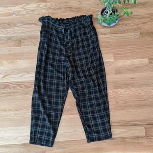 Torrid green and black plaid pant